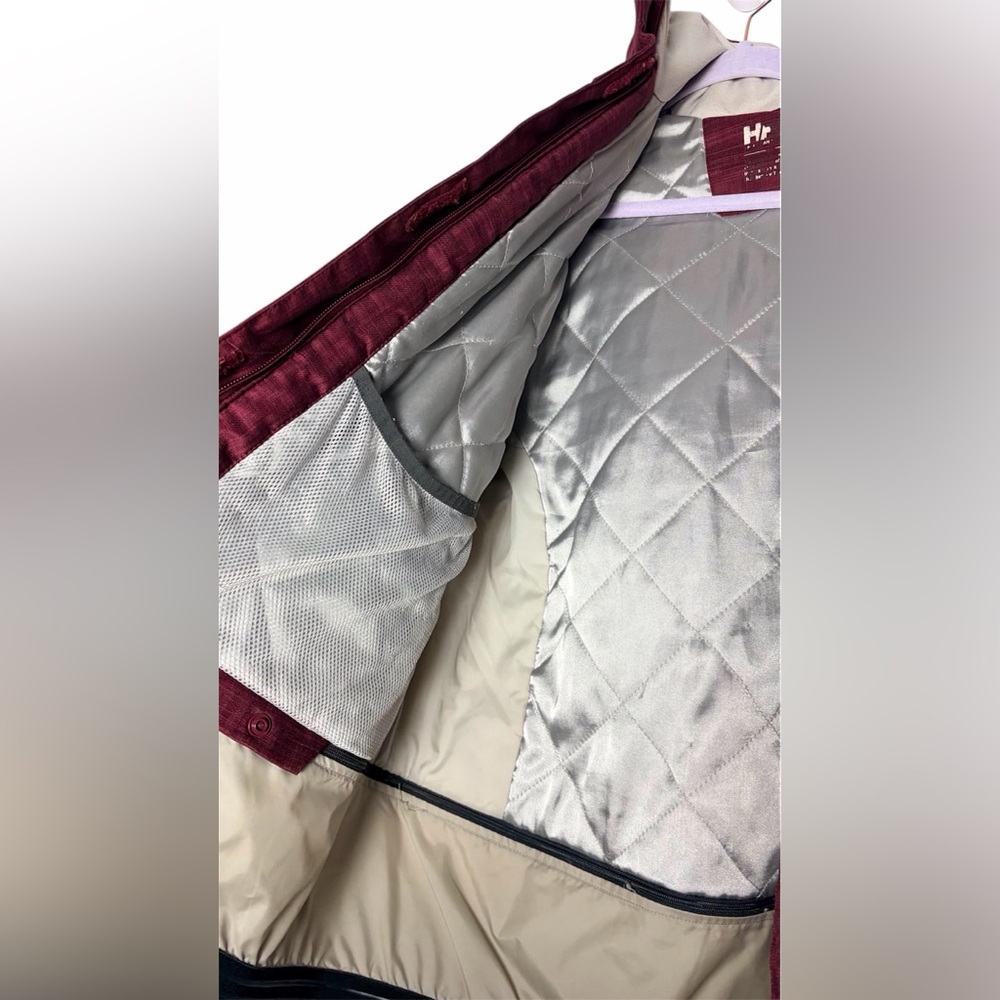 Helly Hansen Jacket Burgundy Insulated Ski Jacket (As is) - Picture 4 of 13